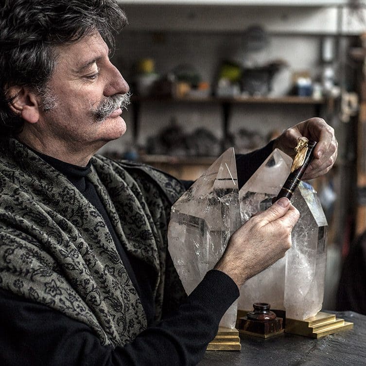 Lapidary sculptor and master craftsman Hervé Obligi © Hervé Obligi© Hervé Obligi